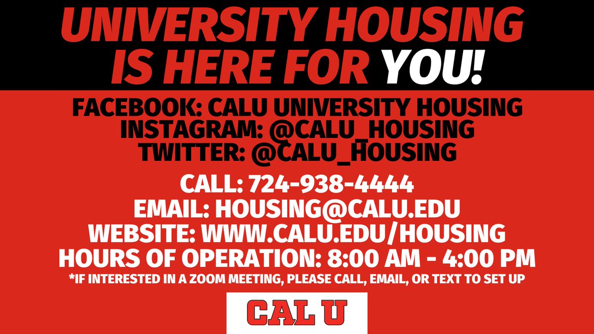 We’re here for you!