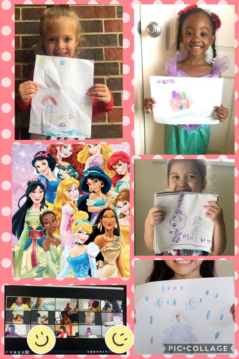 AngelaGilchrie1's tweet photo. Hooray for Disney day! We drew our favorite Disney character today during our zoom meeting. #Disney #VirtualSpiritWeek #Zoom @HooverCFISD @CyFairISD #Beahooverhero #CFISDspirit #Hoorayforpk https://t.co/ACHcWMC0jE