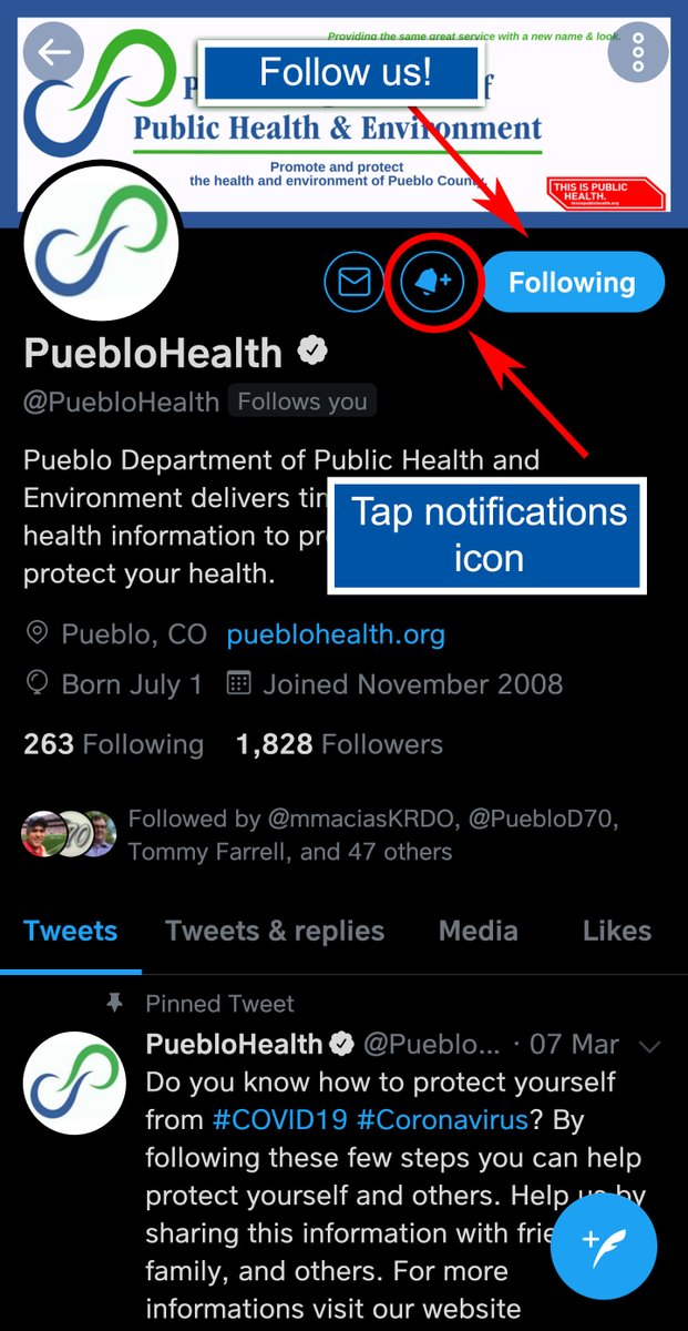 PuebloHealth's tweet image. Stay up to date with the latest Public Health News by turning on #postnotifications