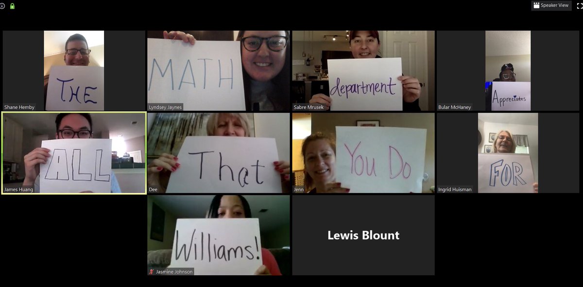 ms_jaynes's tweet photo. The Math Department at Williams High School wants to say a big THANK YOU to our Assistant Principals! We are so thankful for yall that you do for our school. Happy Assistant Principals Appreciation Week! @WHS_Warriors #AssistantPrincipalsWeek https://t.co/73XeNc6zsu