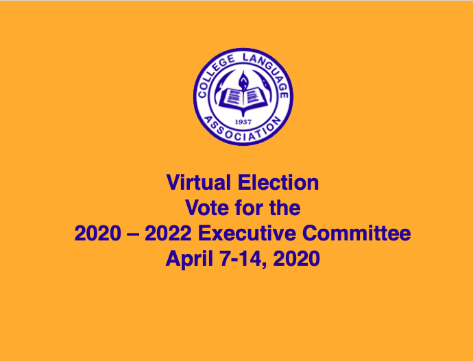 CLAscholar's tweet photo. We are looking forward to your vote! https://t.co/Ow3CmUsHrT #cla2020 #virtualelection https://t.co/fkxjq4Zgai