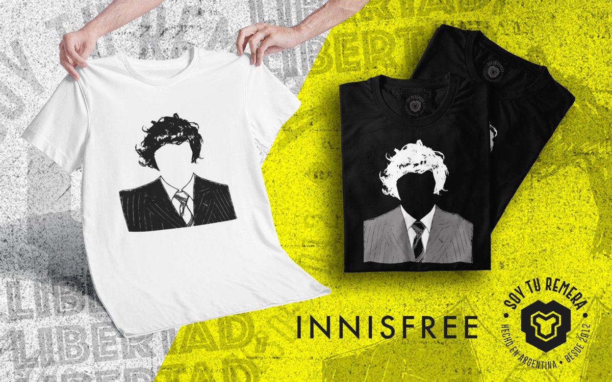 Libertad ! ! !
Llegó a la Argentina la remera de <a href="/JMilei/">Javier Milei</a> de la mano de la Editorial española @Innisfree_ed 
🛒 soyturemera.com.ar/innisfree