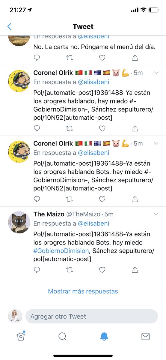 Se les han estropeado los bots!!!😂😂😂😂