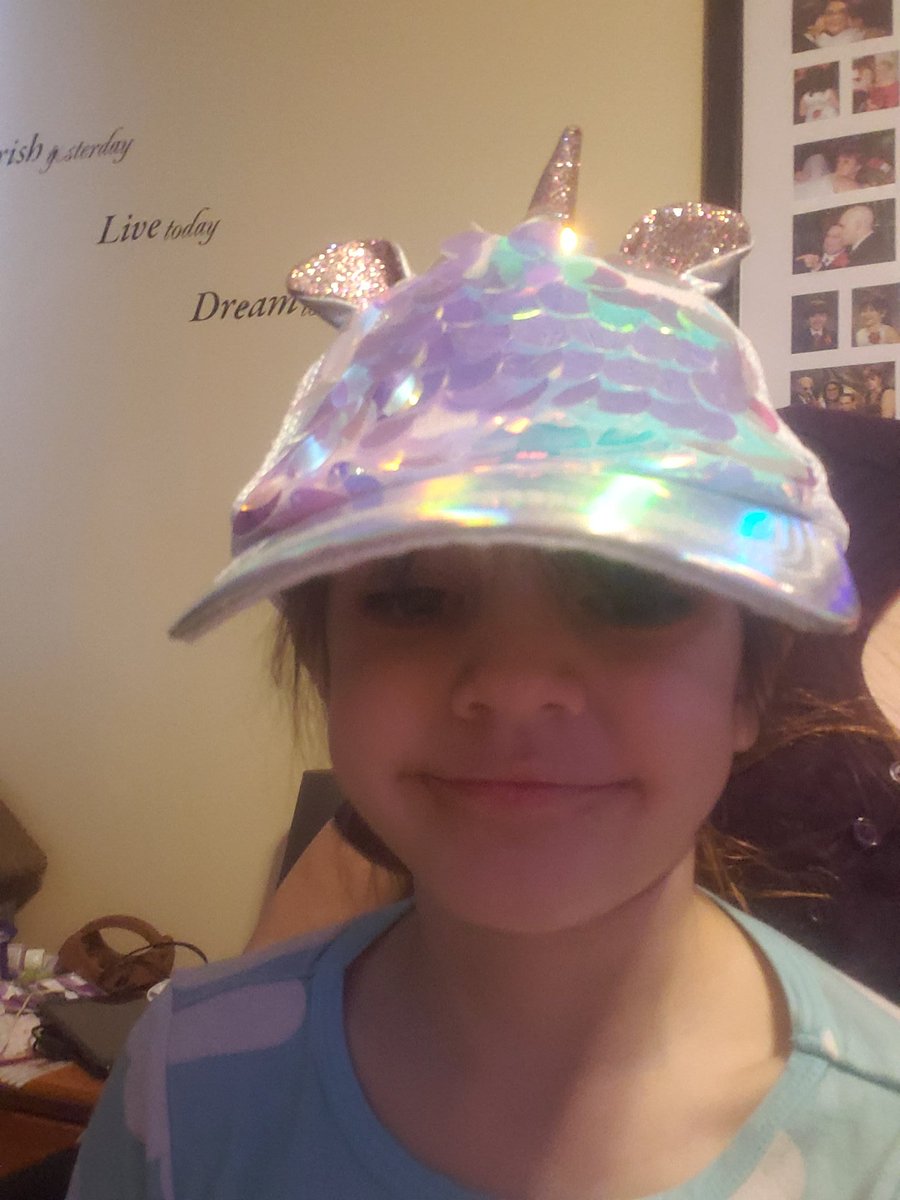 #fairviewrocks I miss school so much this is my sparkly hat it  makes me smile