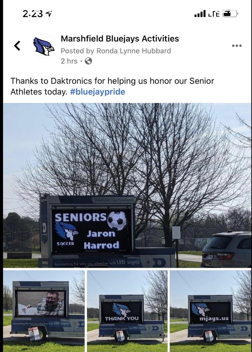 JoeDak23's tweet photo. Feels good to know digital displays will increase the mood. Glad I can help. @Marshfield_R1 https://t.co/tVxBb2nQ9t