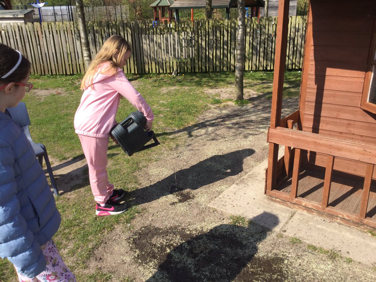 DeputyJanS's tweet photo. Watering the grass seed around our newly refurbished #readingshed #makingourschoolabetterplace @Andreacurran15 @svpprimary https://t.co/d7BAIUMGXf