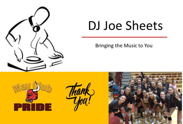 MavBoosterClub's tweet photo. Entertaining the Mavs, @djjoesheets  Thank you for supporting the Mav Club and the Maverick Student Athletes! https://t.co/AgsYztERxD