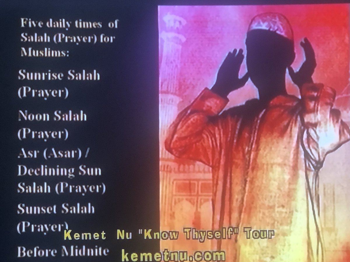 2/8 The The Asr prayer (“afternoon prayer") is the third of the five daily prayers performed daily by practicing Muslims. Asar is the ancient Kemet Ntr (so-called god in English) of Resurrection. Note these prayers are based on the 