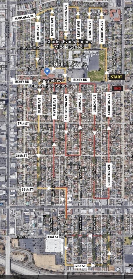 LBLongfellowPTA's tweet photo. The Longfellow Spirit Parade will be tomorrow Thursday, April 9 starting at 12:45PM. 

The Longfellow teachers/staff will be driving through the Longfellow neighborhood. 

 Stand in front of your window or sit in your car and wave to your teachers/staff as they drive by. https://t.co/9W697fbMLq