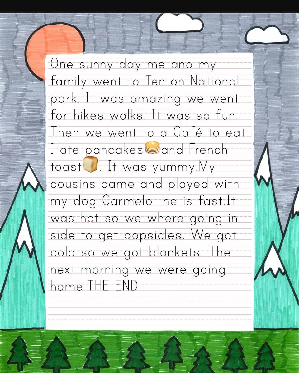 tmcdanielNPSD's tweet photo. This week we had the students take virtual field trips to the Grand Canyon, Tenton National Park, and Hawaii. After using @google earth to visit these places the students wrote a little story. This was a great way to get the students engaged in their writing! @RedcayResources https://t.co/0S0XfSxS1o
