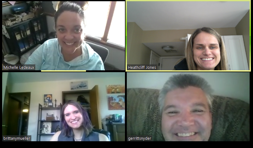 FrostSS2's tweet photo. The Frost SS Team is in action remotely! Great to catch up and collaborate! #spartanstrongertogether #54stepsup #missyouguys https://t.co/o5m708UNG7