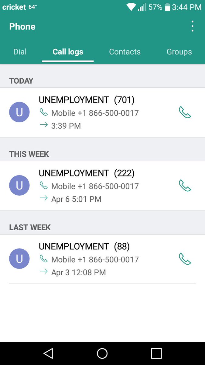 CandyMarie624's tweet photo. @GovWhitmer @migov I sure hope so. I've been off for 8 days and this is how many times I've tried calling since they locked my account. The 701 is just today. https://t.co/V44PuW1IxA