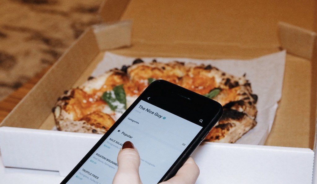 Find us on <a href="/Postmates/">Postmates</a>. | Your favorite dishes from the full menu are available for curbside or FREE delivery. Plus enjoy 30% off all pizzas. #TheNiceGuy