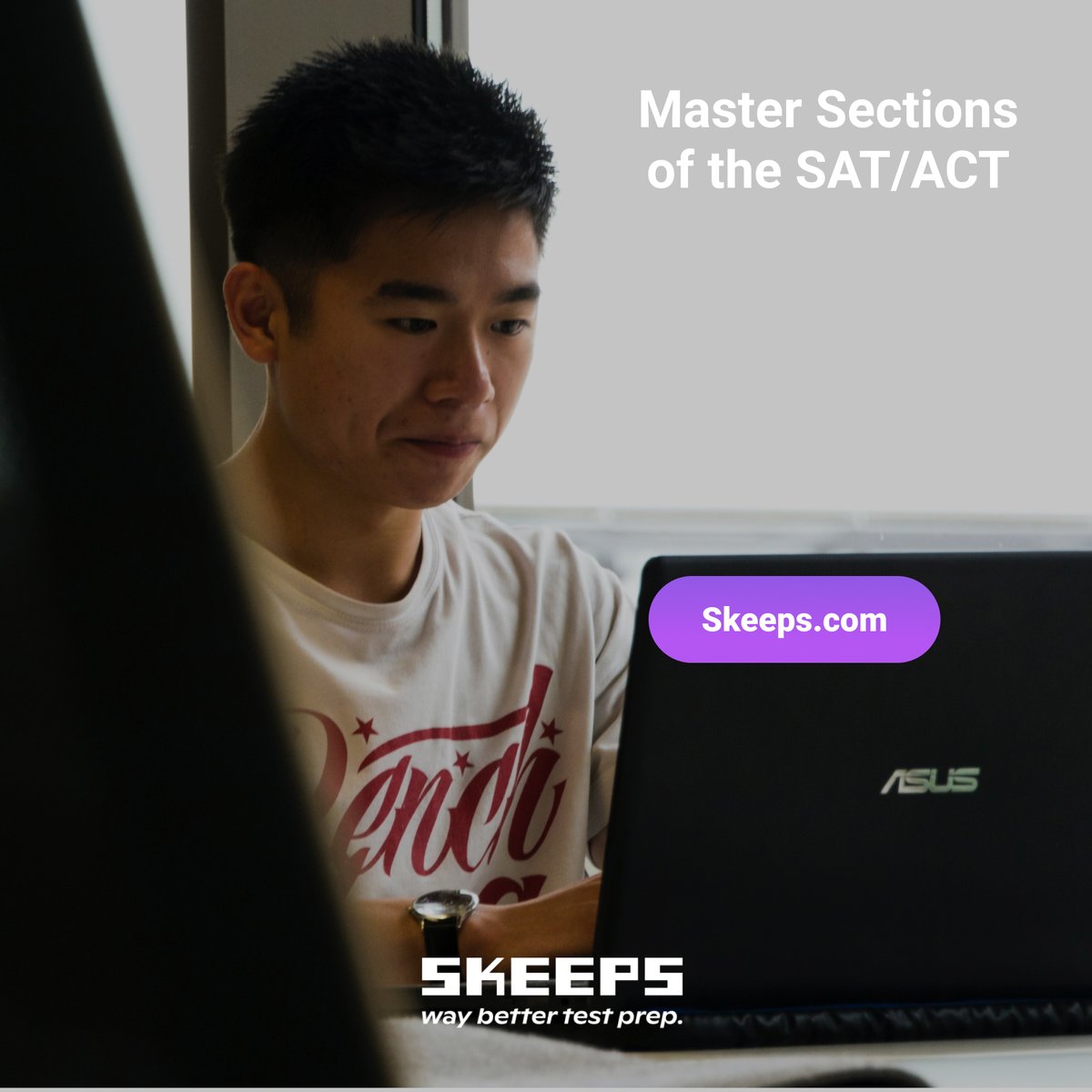 SkeepsLearning's tweet image. Are you good at math and horrible at reading? Or vice versa? Skeeps will help you master each section of the SAT/ACT exam. Get free help now at Skeeps.com