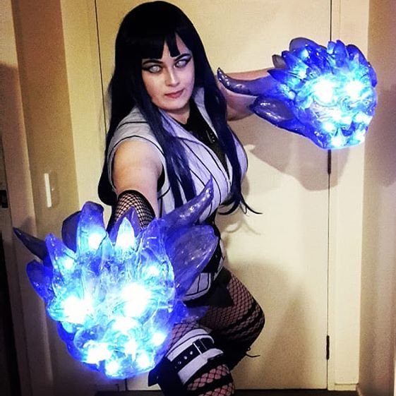 Hinata Hyuga with twin lion fists! Collab with #Plushultracosplay. #Hinata #Naruto #Narutothelast #Narutocosplay #Hinatacosplay