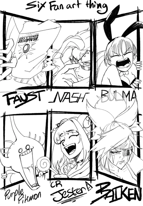 here's mah #sixfanart #SixFanartsChallenge thingy magoo
there were too many good ones but we had to go through with the culling 