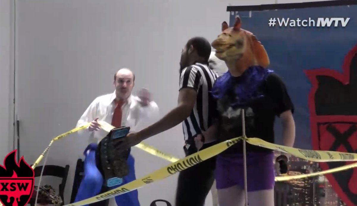 ThatRoseTattoo's tweet image. Jar Jar Banks remains one of the best XSW names ever #legitLOL #WatchIWTV #XSWLive