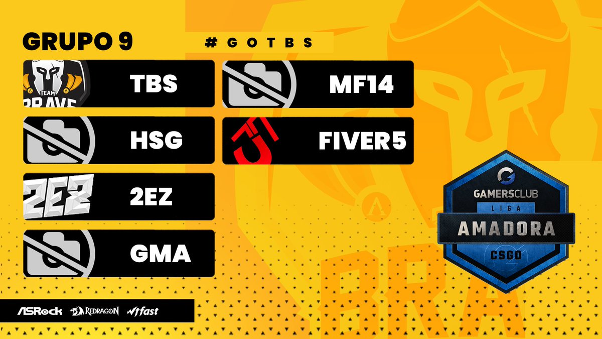 TbseSportsOf's tweet photo. Boa Noite, brava torcida! Tudo bem com vocês? Fechando essa quarta-feira, queremos trazer o grupo que nossos bravos jogadores de CS:GO vão enfrentar na LIGA AMADORA deste mês.
#HSGAMING
#2EZ
#GEMADAGAMING
#MF14
@Fiver5GG https://t.co/mt7SPZDRMm