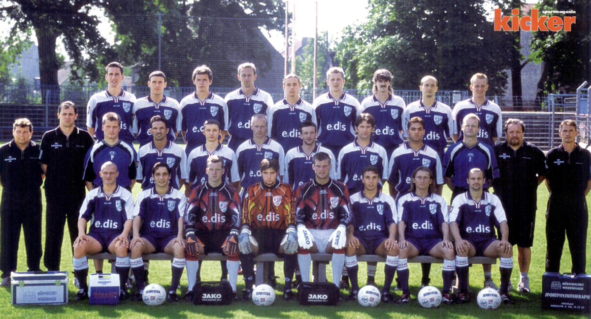 O Babelsberg 03 estreou na vigésima oitava edição da 2. Bundesliga, o clube situado na região de Brandemburgo disputou uma única temporada a de 2001-02. Atualmente vem disputando a Regionalliga Nordost, a quarta divisão alemãFoto: Kicker