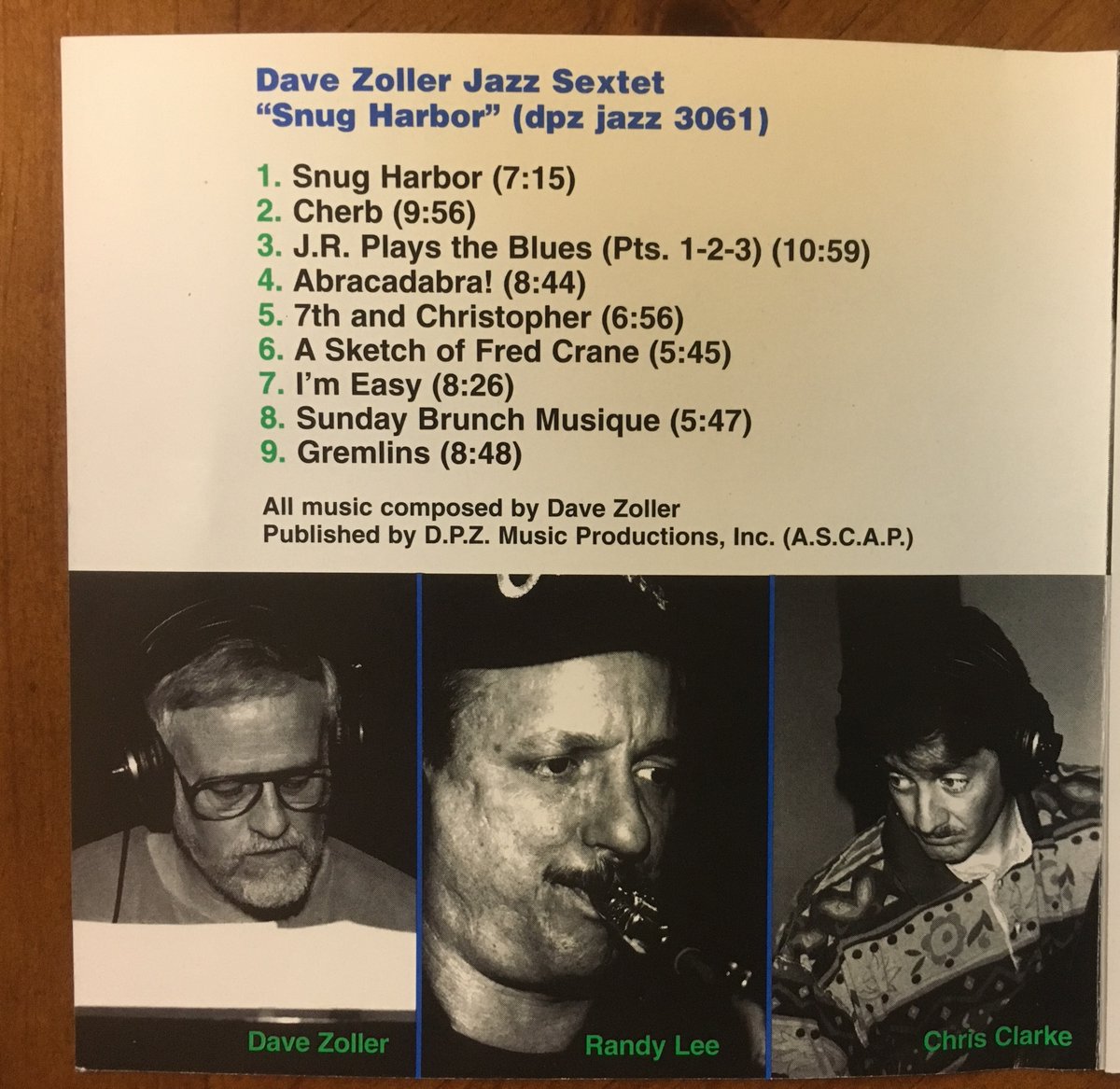 Dad's masterpiece, IMO, is Evidence, his tribute to Monk on the centennial of his birth, available as a 3-record set or as a 2-CD set. He recorded many more albums, with his own bands and in collaboration with other composers. Info at this link:  https://www.dpzrecords.com/shop.html 