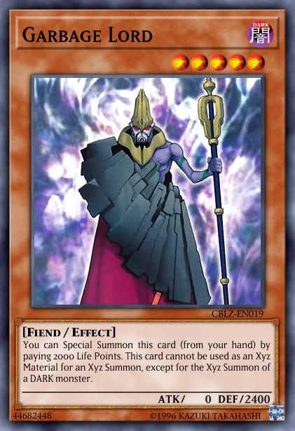 Wrotte:His deck would be a 60-card goodstuff deck that he literally scrounged out of the trash. So: