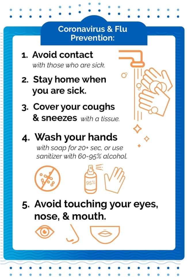 PGACOGIC's tweet photo. Tips on staying safe!! Yes we are believers, but we also want to be healthy! https://t.co/wVbivkcWgR