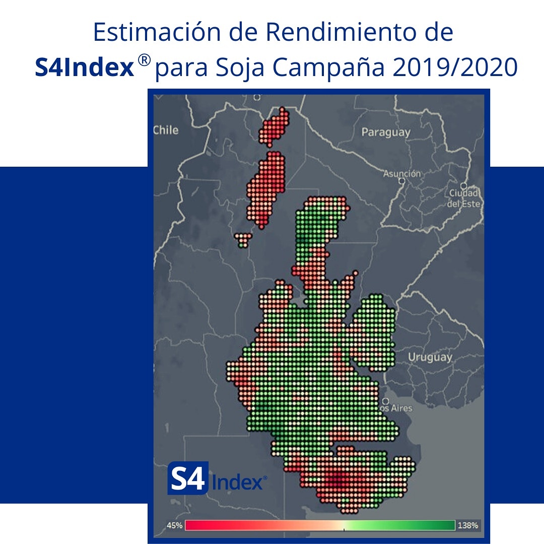 S4Risk's tweet photo. Estimación comparada con el promedio histórico del rendimiento de #soja en los últimos 19 años.

#TecnologíaS4 para reducir el riesgo climático en la agricultura •

#Soja #CambioClimatico
#SegurosParamétricos
#Insurtech
#Cosecha #RiesgoClimatico https://t.co/Znt6ExV3D8