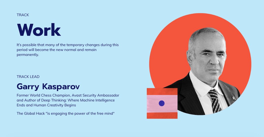 hackforitaly's tweet photo. Still some time left to join us at @theglobalhack! 🦸‍♂️
Please meet our headliner of Work track - @Kasparov63

#theglobalhack "is engaging the power of the free mind"

https://t.co/o3NZIsyLAU
#work https://t.co/YN3pDKeHTM