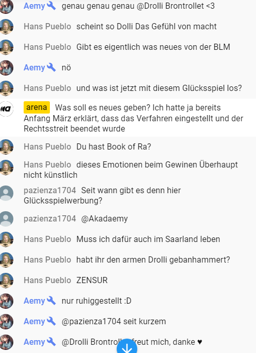 Offiziellpleite's tweet photo. Interessantes aus dem arena Youtube Livechat.
#storost #Bettelarena #meineArena #Quizzo #Technikdimo #BetruegerDimo #CallIn https://t.co/JCbMMdqJ2a