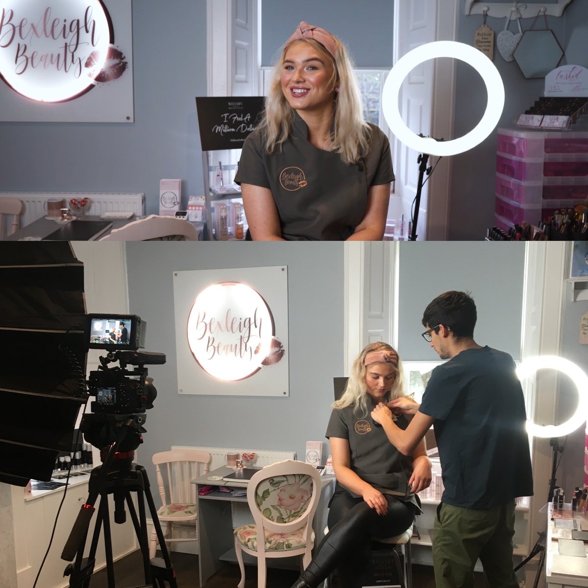 MamboVideo's tweet photo. Here's one from a more recent shoot with Bexleigh Beauty on behalf of The Prince's Trust. We hope you are weathering this storm, Bex! 

January, 2020.
-
-
#mambovideo #BTS #VideoProduction https://t.co/urJvcTrUPN