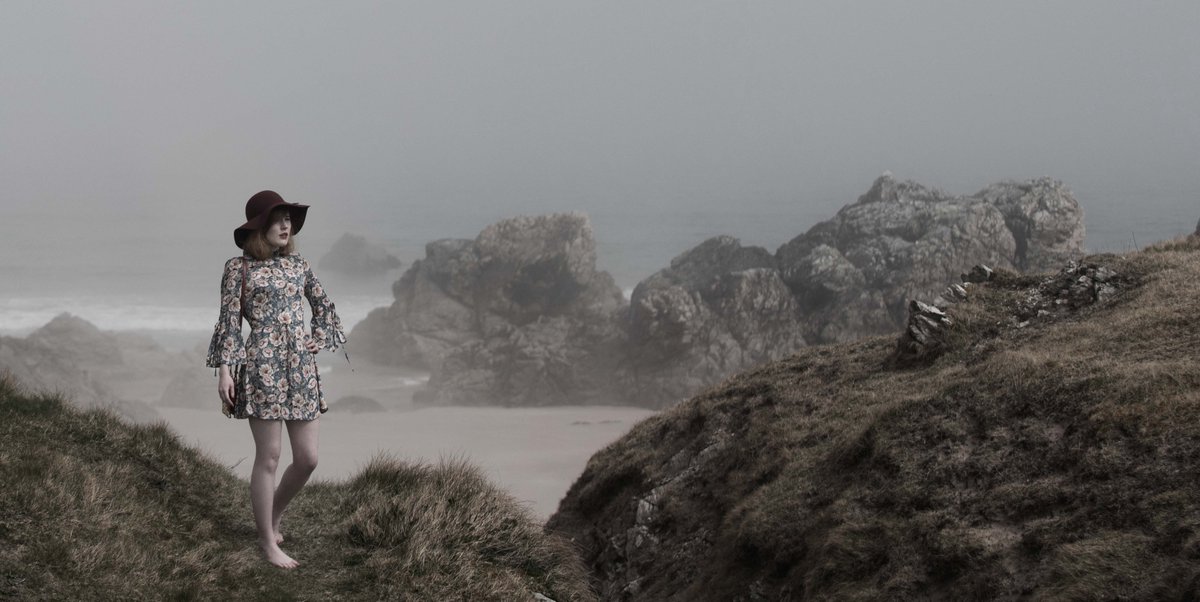 Looking forward to returning to the breathtaking beaches of Durness after lockdown with muse Francesca.  #Scotland #VisitScotland #fineartphotography #fashion #fashionphotography