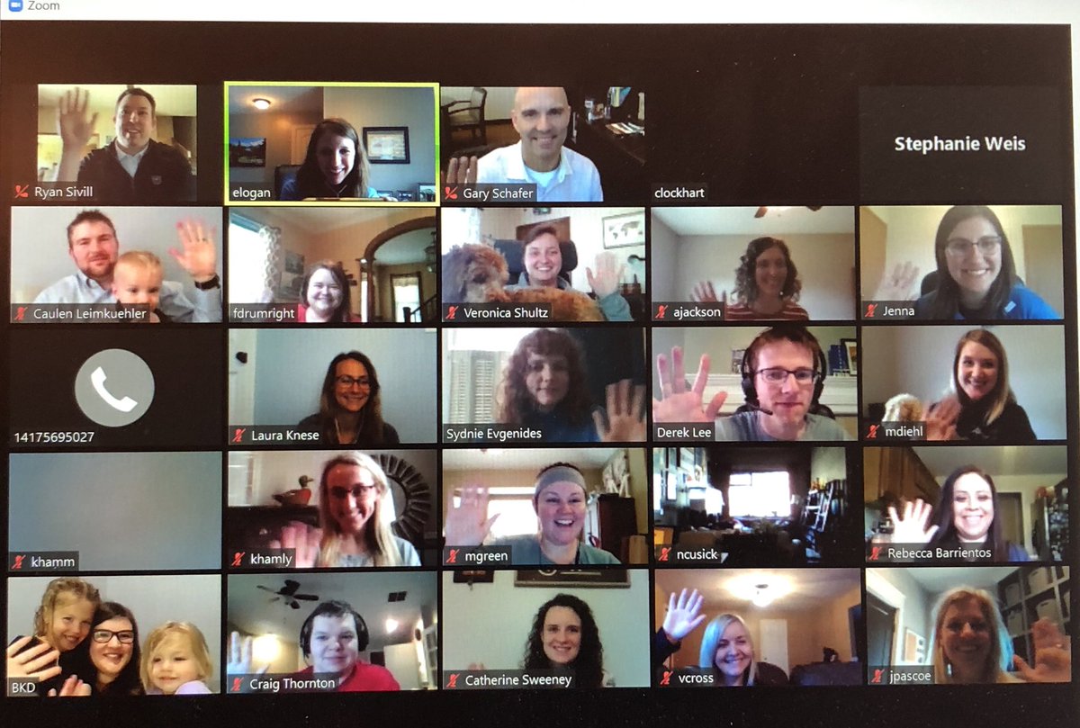 EmilyLogan9's tweet photo. Friends I’ve missed you! Thanks @rsivill for setting up an opportunity for updates and to see so many smiling colleagues along with a few new recruits. 
#bkdremote #bkdlife https://t.co/JFxwAITHB3