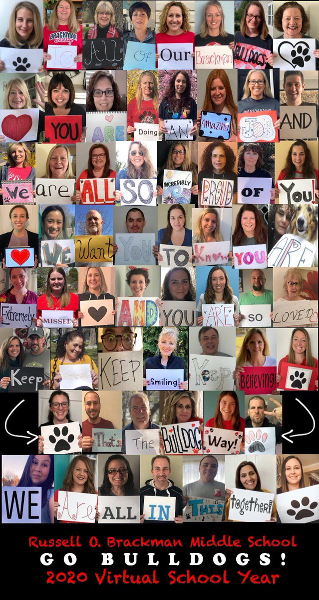 So proud of all our Bulldogs! Miss you all very much! Keep up the paw-some work! ❤️🐾