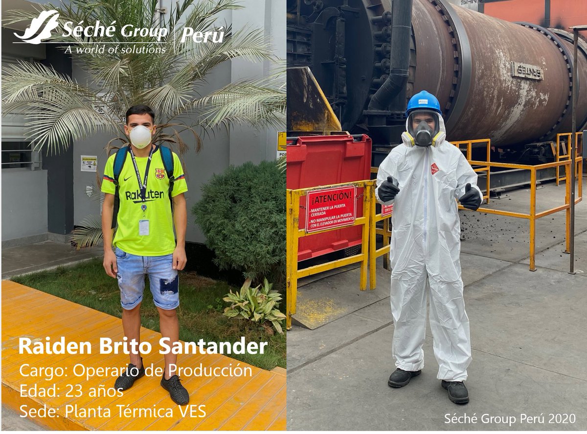 GroupSeche's tweet photo. #Reconocimiento al compromiso
Raiden es uno de los llamados héroes en nuestro país. Él es operario de nuestra Planta Térmica de #VillaElSalvador y se encarga de #incinerar los #residuos #biocontaminados con #COVID19 que llegan desde la #VillaPanamericana. ¡Gracias Raiden! https://t.co/GJpkdvU5T4