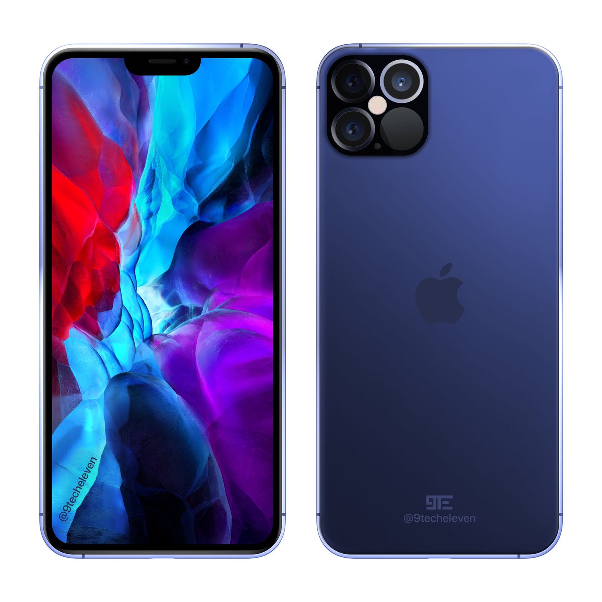 9techeleven On Twitter Iphone 12 Pro Concept Design In Midnight