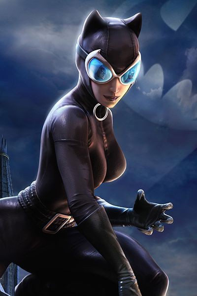 Catwoman and Black CatBlack Cat is a villain/ally/love interest for Spider-Man like how Catwoman is for Batman and obviously they have similar features and abilities.Catwoman came out first.