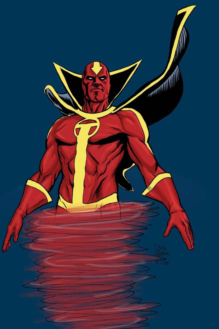 Red Tornado and VisionBoth are androids created by villains to destroy both the Avengers and Justice League both ending up joining both teams.They came out the sane year 