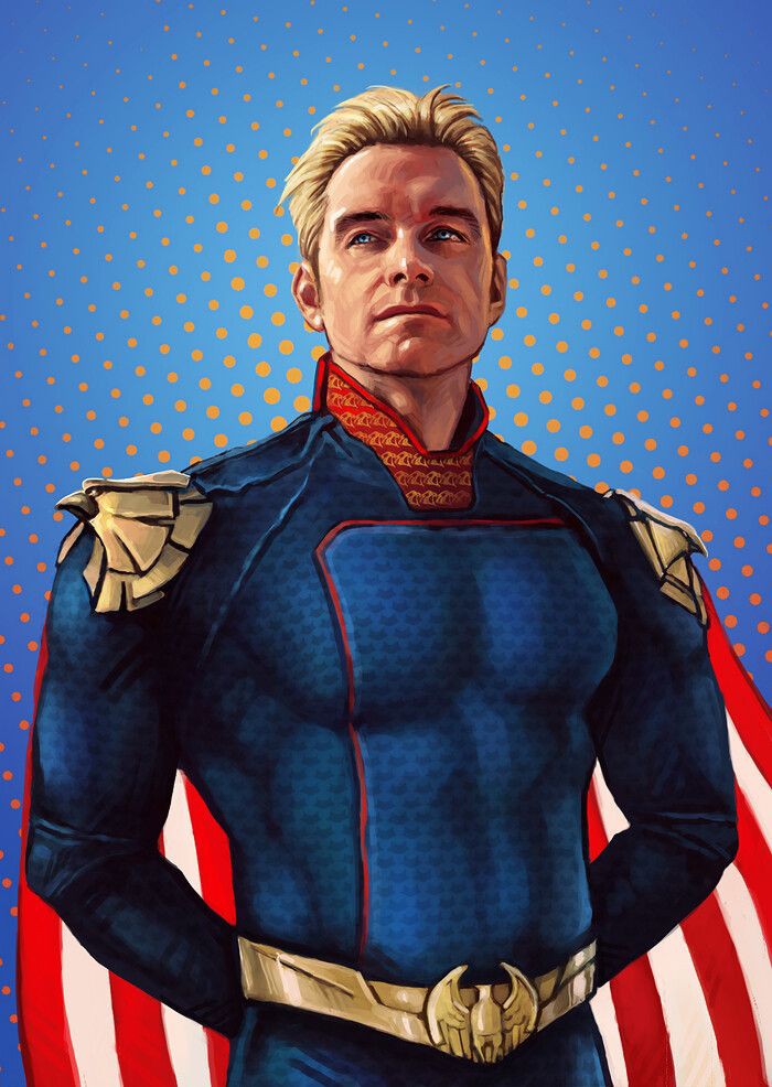 BonusHomelander is an obvious rip-off of Cap and Superman. He has Superman's strength, speed and laser vision and Csp's patriotism. Only downside is that he's a heartless bastard.
