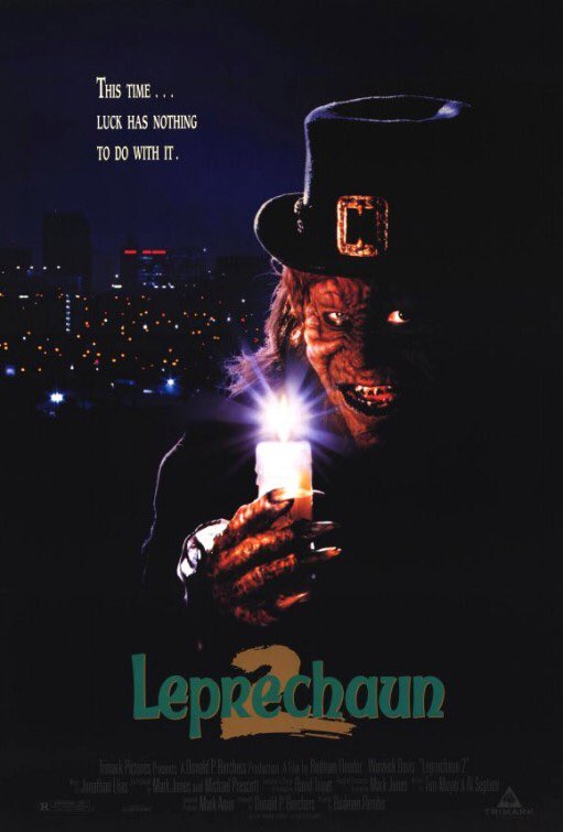 FilmNewsNos's tweet photo. 🎬MOVIE HISTORY: 26 years ago today, April 8, 1994, the movie ‘Leprechaun 2’ opened in theaters!
#WarwickDavis #CharlieHeath #ShevonneDurkin #SandyBaron #ArturoGil #KimmyRobertson #ClintHoward #BillyBeck #AlWhite #MarthaHackett #MichaelMcDonald https://t.co/5uqxbmcjCs