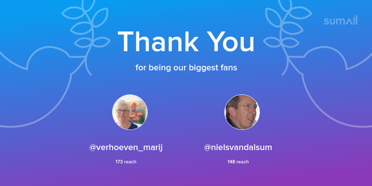 Our biggest fans this week: verhoeven_marij, nielsvandalsum. Thank you! via sumall.com/thankyou?utm_s…