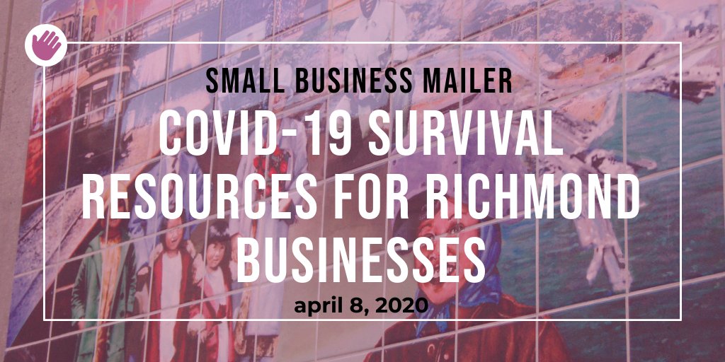 RMSI's tweet photo. #SmallBusinessMailer: Free #ShopLocalSafely Banners for #RichmondCA Businesses https://t.co/GFEzz2qAlb plus our new #PPP local lender guide, emergency relief grants, free workshops &amp; more #DowntownRichmond #WeAreMainStreet #COVID19Relief https://t.co/MJpe0NQ0DO