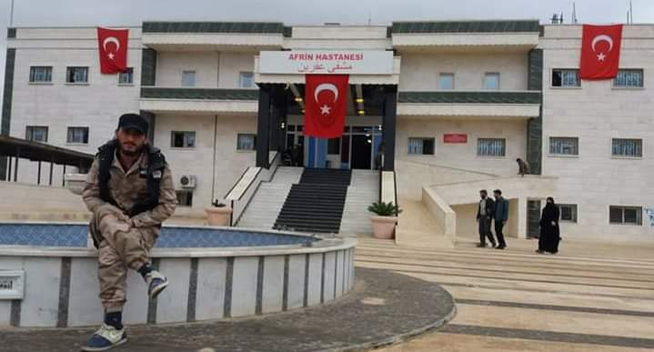 curdistani's tweet photo. After conducting an ethnic cleansing operation and looting, Turkish occupier forces and Turkish backed radical Islamists Turkified and Arabised names of buildings, streets and villages of Kurdish town #Afrin - https://t.co/qdAAt35vtF #Turkey #Syria #Aleppo #Idlib @UN @UNCoISyria https://t.co/YWWtsuDlAO