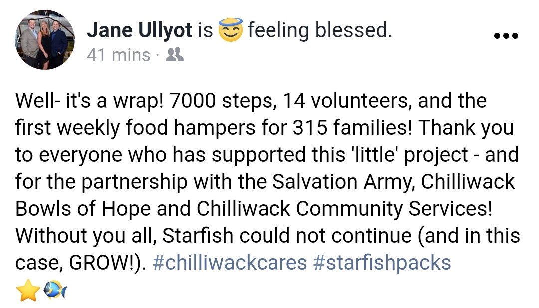 Shout out to Jane and these amazing community partners for supporting families in our community!!! #sd33learns #communityspirit