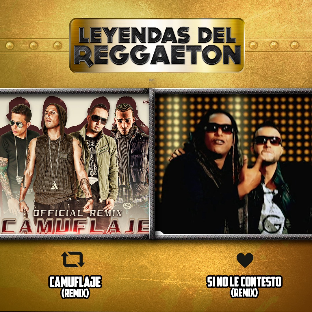 Radio Onda Cero Twitterissa Leyendas Del Reggaeton Con Lo Mejor Del Genero Urbano Camuflaje Remix Rt Vs Si No Le Contesto Remix