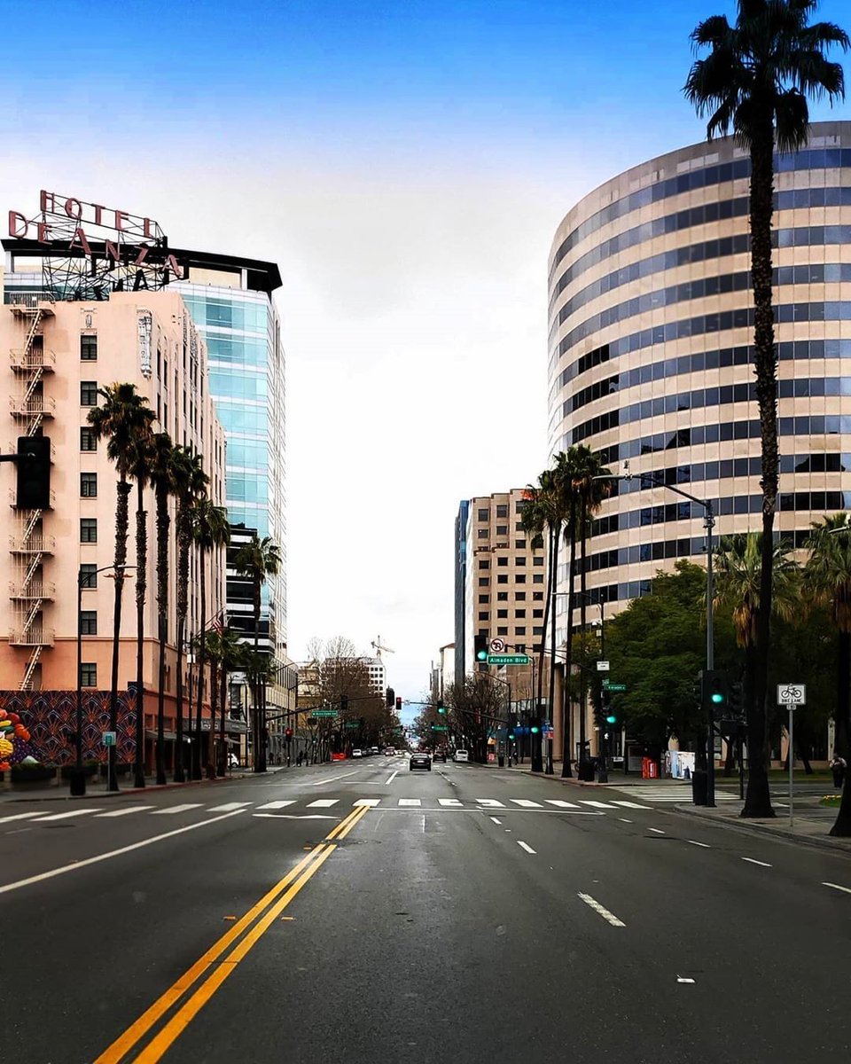 yccabsj's tweet photo. We're all in this together! 💛 
While San Jose may be a bit quieter than usual, one thing remains the same! 🙌 
We're here for you through it all! If you need a ride, give us a call! 🚕 
☎️ 408-777-7777
[IG: visitsanjose]
#SanJose #YCCAB #California https://t.co/zHMROt56Ls