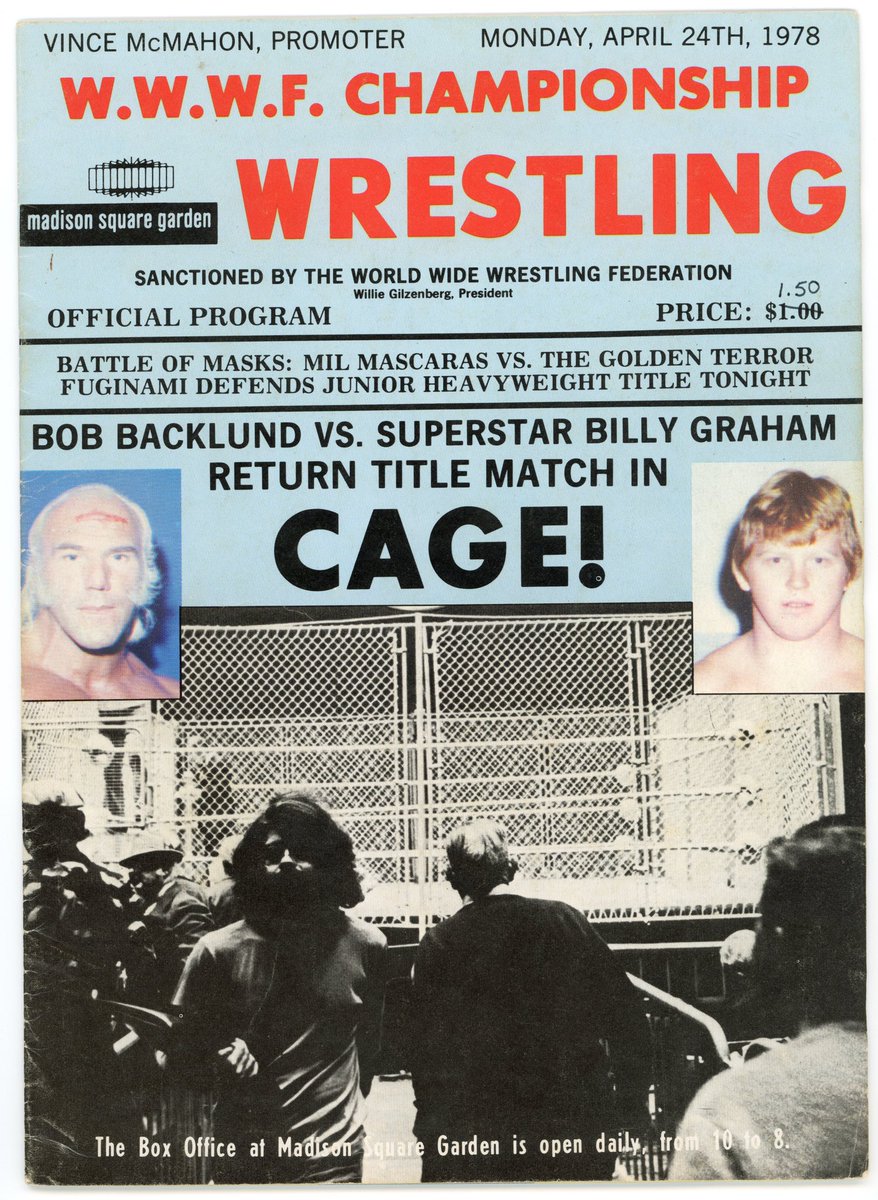 April 24, 1978 at Madison Square Garden. One of the more interesting results of this evening is Spiros Arion and Dusty Rhodes going to a a 20 minute time-limit draw.