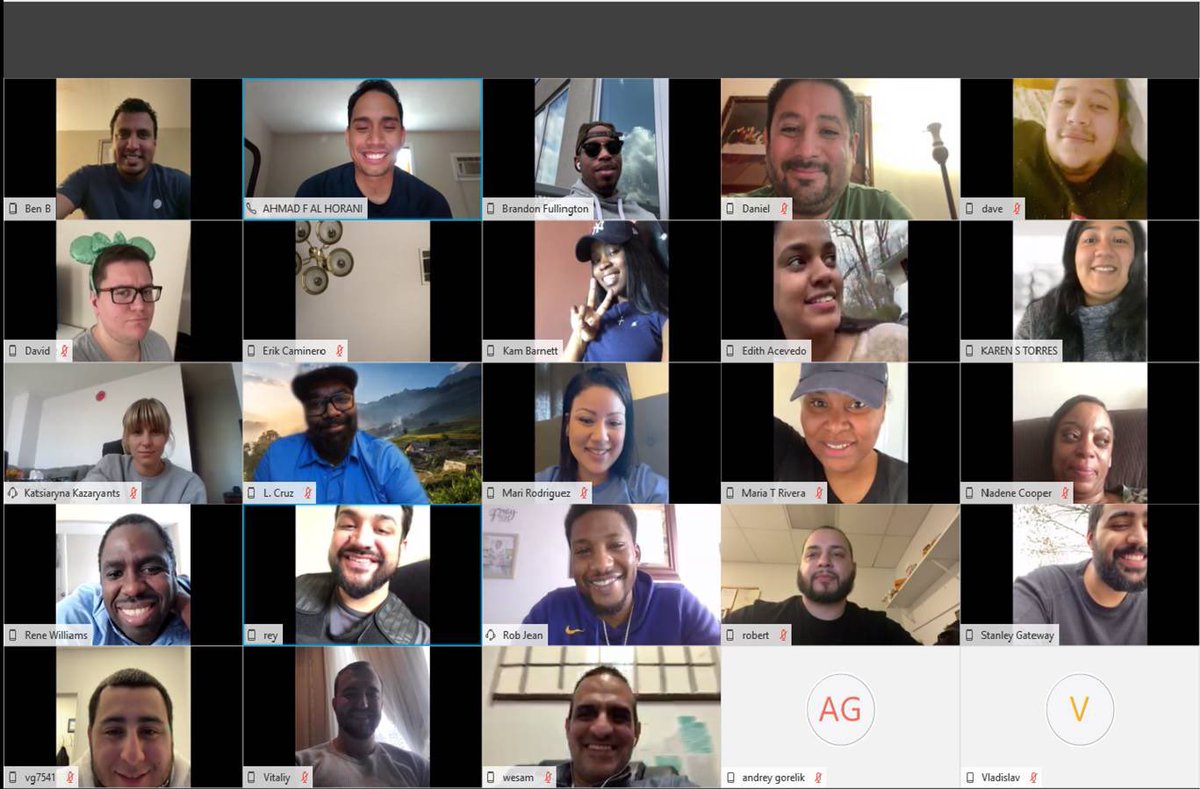 Ahmad_Al02's tweet photo. To recap Edith’s call with the Brooklyn squad in Edith’s words “looks like the craziness hasn’t left Brooklyn yet “ 😂. Thank you @Edith_Acevedo06 for taking the time to give FaceTime to our folks. Plenty of fun! Look forward to tomorrows Bingo @judy_cavalieri #NYNJStateOfMind https://t.co/meT2ZZrqP3