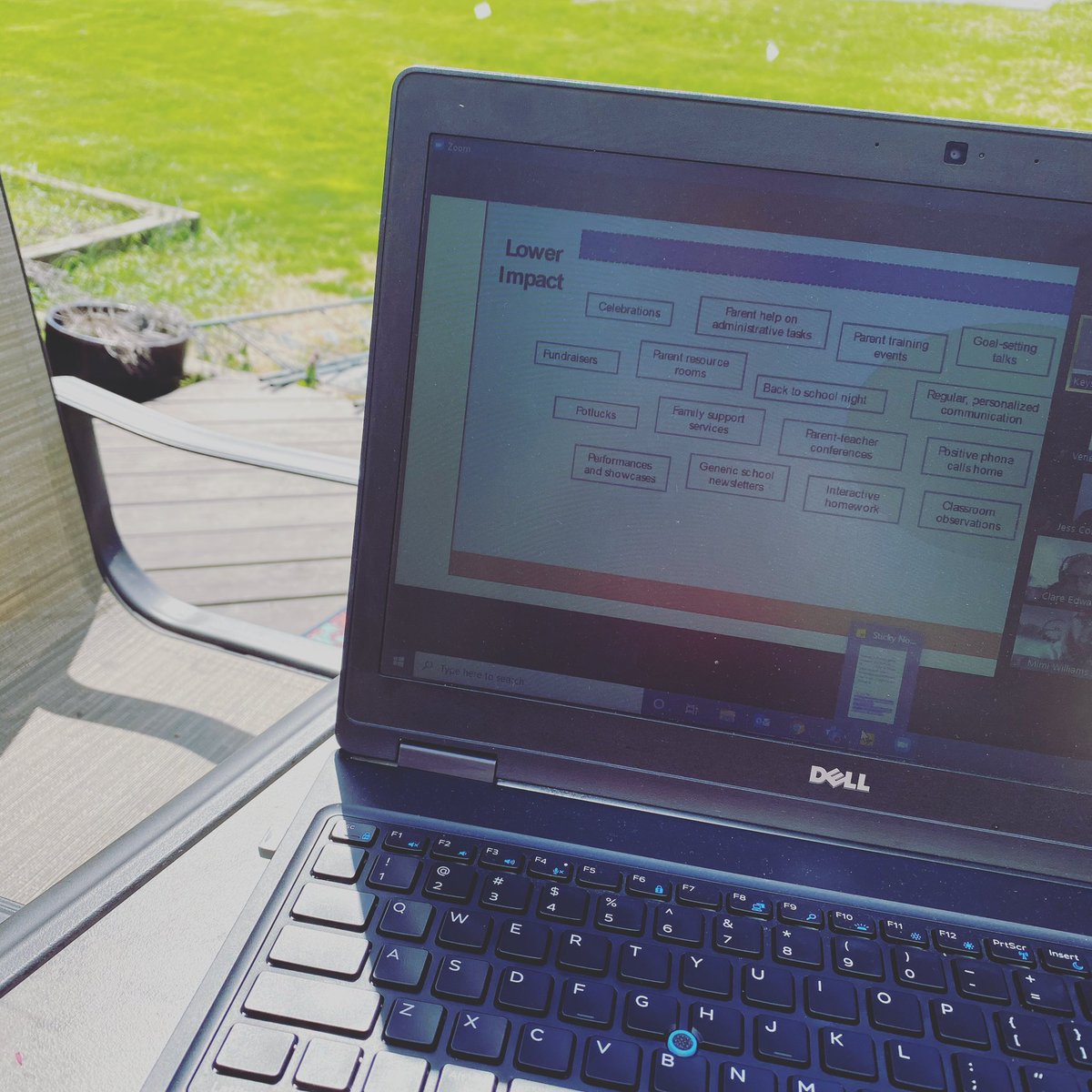 ellsko159's tweet photo. What’s better than continuing ed credits on the deck, in the sunshine?  Nothing. Nothing is better. #eslteacher #coronacation #workingfromhome https://t.co/jKD61aJKX5