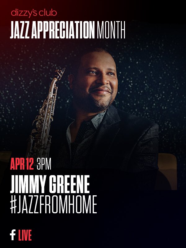 jimmygreene's tweet photo. Proud to announce that @jazzdotorg is hosting #JazzAtHome with me & #DizzysClub on Easter Sunday, April 12th at 3pm! I’ll be playing some songs from my new @MackAvenueMusic album #WhileLookingUp & some hymns, as well. @WCSUMusic @MSMnyc @harttschool @VandorenUSA @NewHopeDanbury https://t.co/4nZDQMpRMc