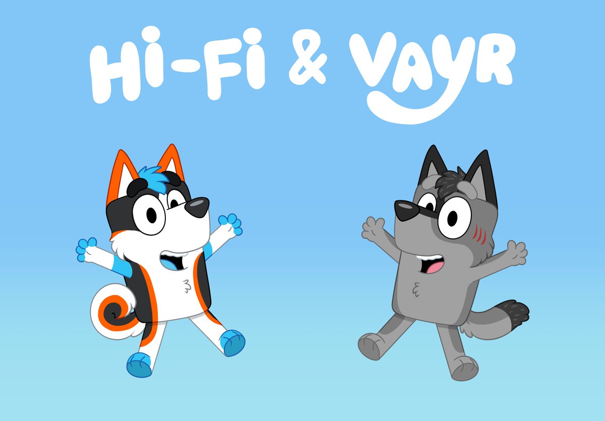 #Bluey #BlueyHeelerArt Chacters © @HiFistylez and @VayrWolf. 